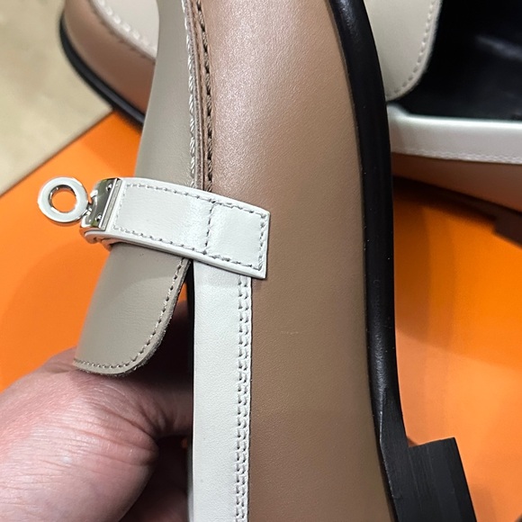 Brand New Hermes Multicolor Rose Pearle Destin Loafers Sz 36 - Picture 6 of 10